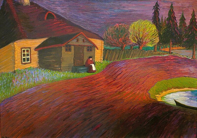 File:1909 Marianne von Werefkin, Andenken.JPG