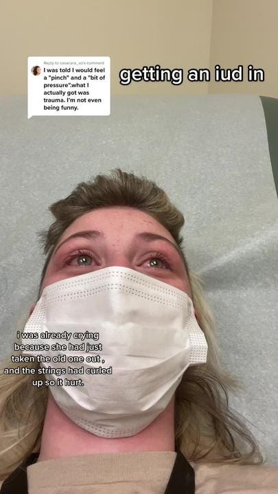 Reply to @casacara_xo i wasn't going to post this but i need anyone wh... |  iud insertion | TikTok