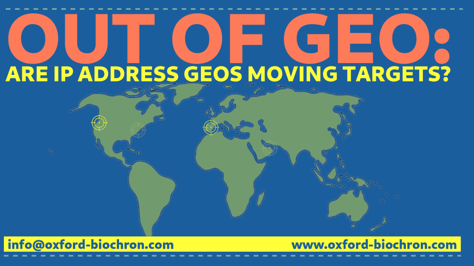 Are IP address geo-locations  moving targets?