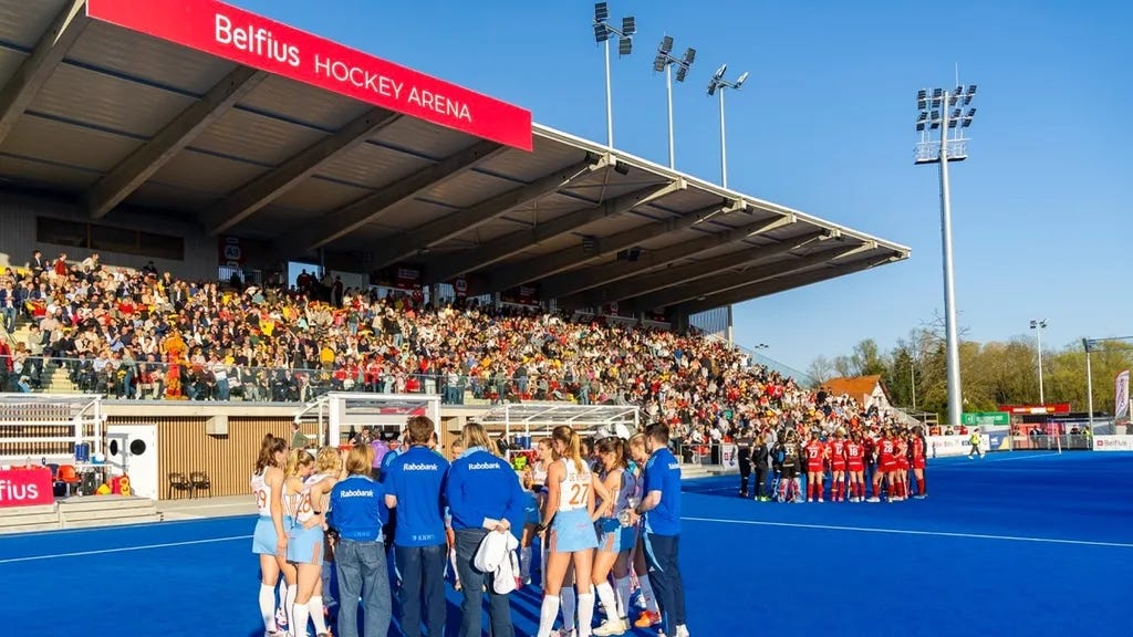 Nuevo Belfius Hockey Arena. Uno de los estadios del Mundial de Hockey 2026. Nuevo Belfius Hockey Arena. Uno de los estadios del Mundial de Hockey 2026.