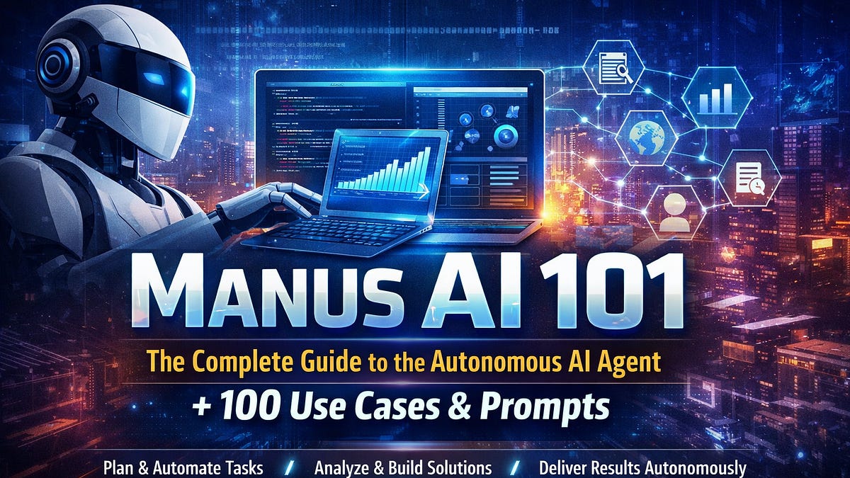 Manus AI 101: The Complete Guide to the Autonomous AI Agent + 100 Use ...
