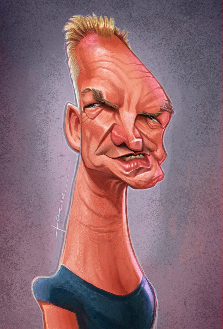 Sting | Bruno Tesse-France - Irancartoon