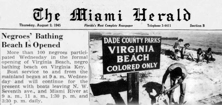 Article in the Miami Herald published on Thursday, August 2, 1945. Article in the Miami Herald published on Thursday, August 2, 1945.