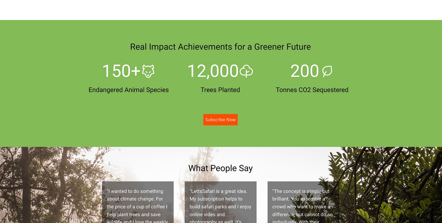 LettsSafari Statistics screenshot LettsSafari Statistics screenshot