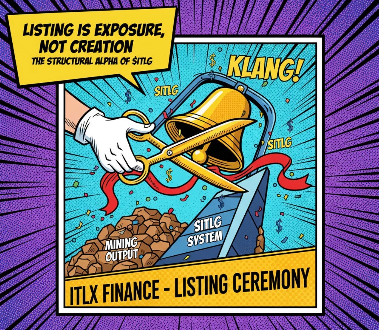 Listing rings the bell. Structure determines what survives the sound.