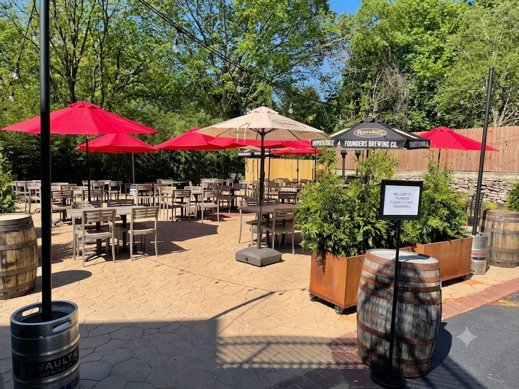 Churchville Inn patio Churchville Inn patio