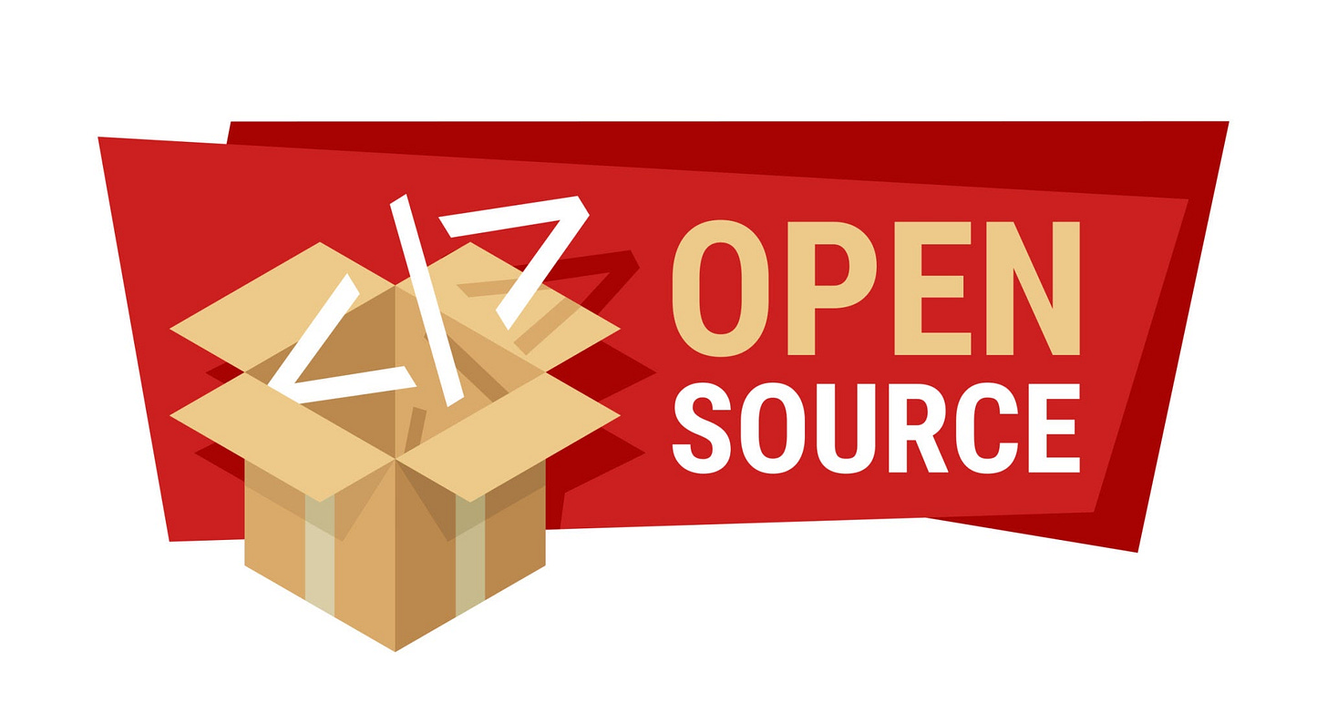 Open-source dependency model, AI generated Open-source dependency model, AI generated