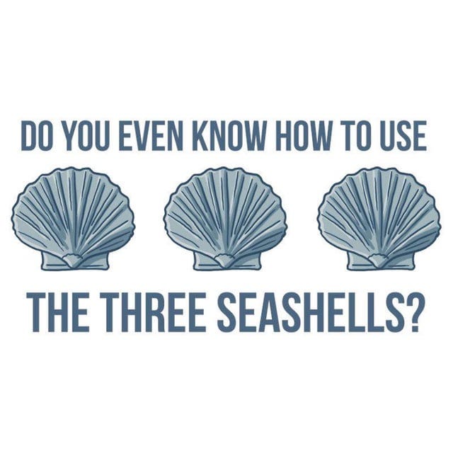 r/Xennials - DO YOU EVEN KNOW HOW TO USE THE THREE SEASHELLS?