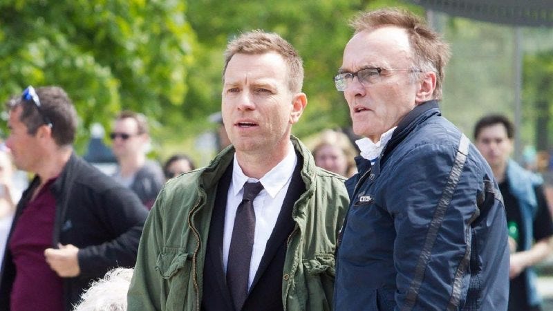 ewan mcgregor with danny boyle t2 ewan mcgregor with danny boyle t2