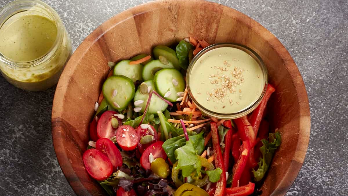 Vegan Tahini Salad Dressing (Oil-Free) - by Chuck Underwood