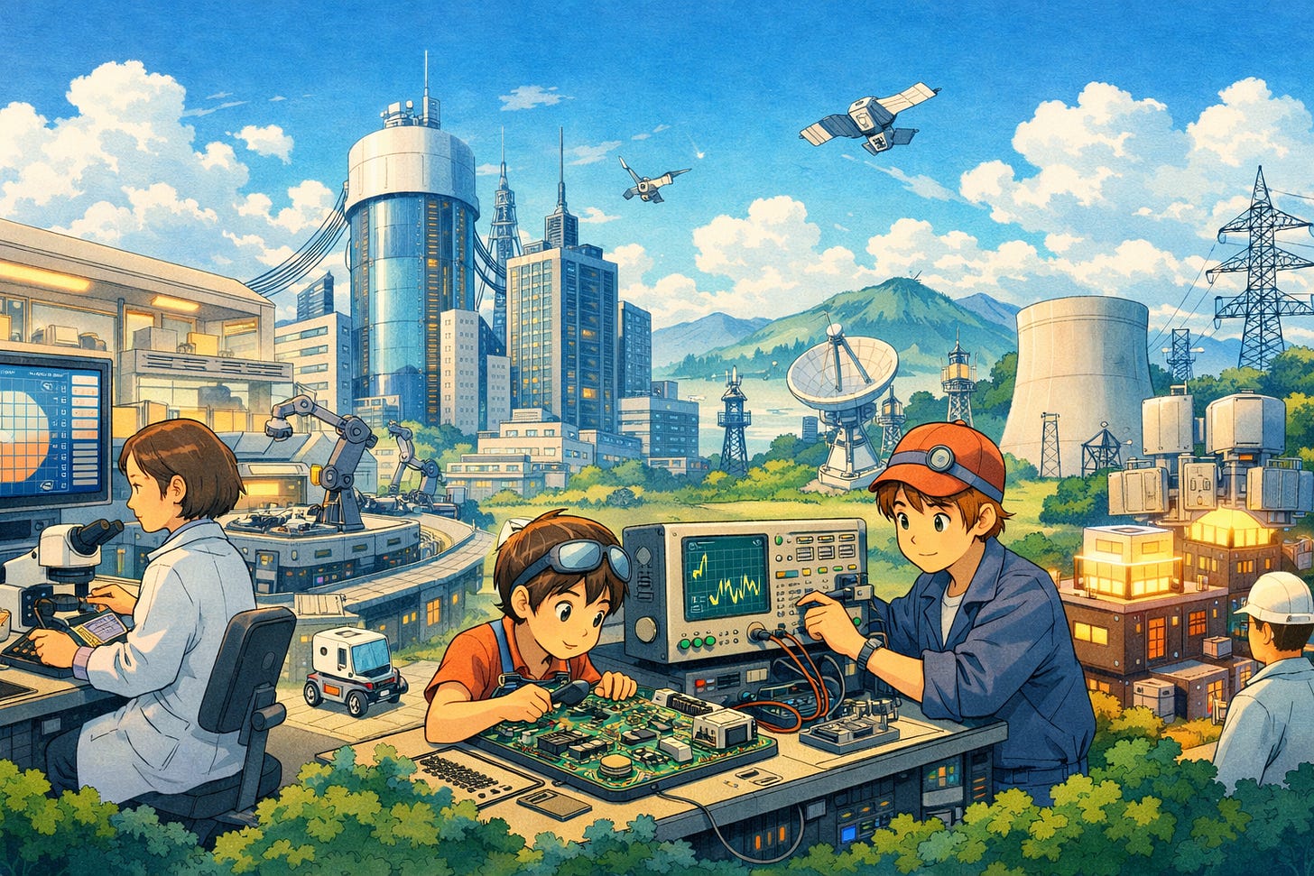 Ghibli semiconductor panorama