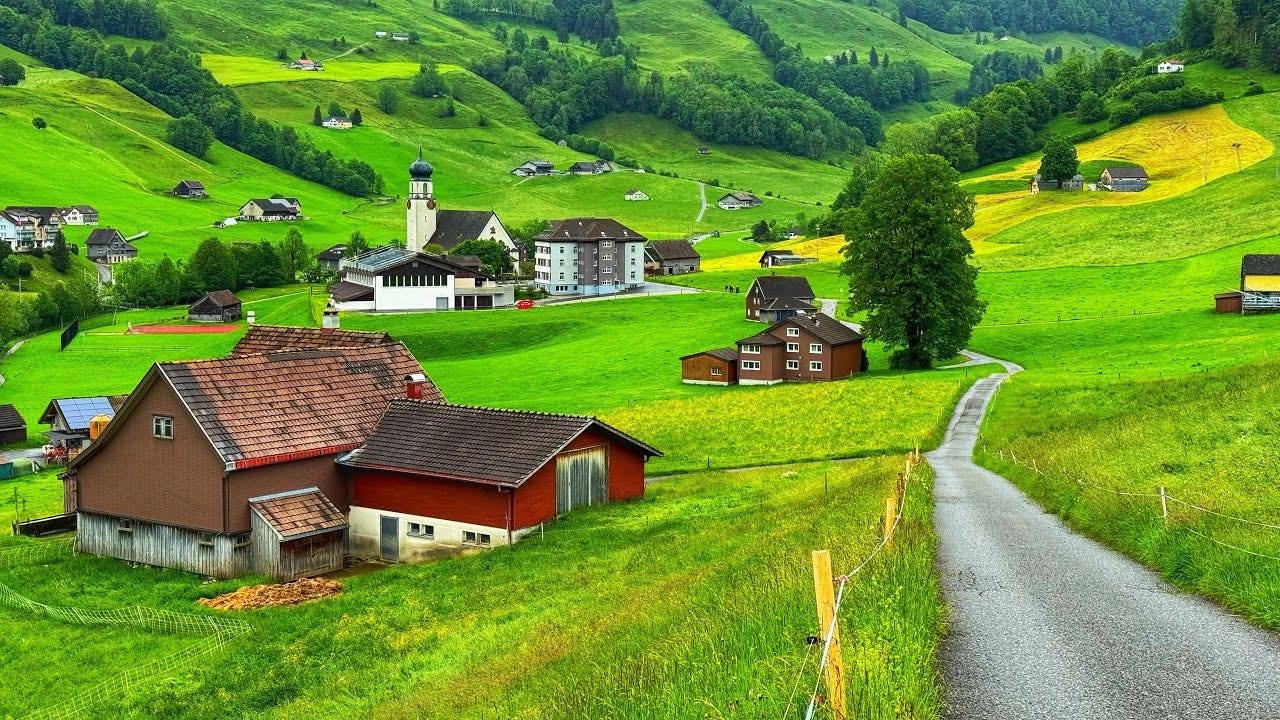 Switzerland - Relaxing walk in the most beautiful places in Appenzellerland - Swiss countryside Switzerland - Relaxing walk in the most beautiful places in Appenzellerland - Swiss countryside