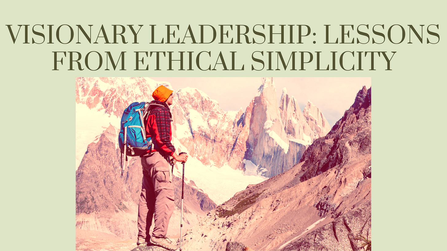 Explore lessons from Yvon Chouinard on ethical simplicity, visionary leadership, and balancing purpose with profit. 