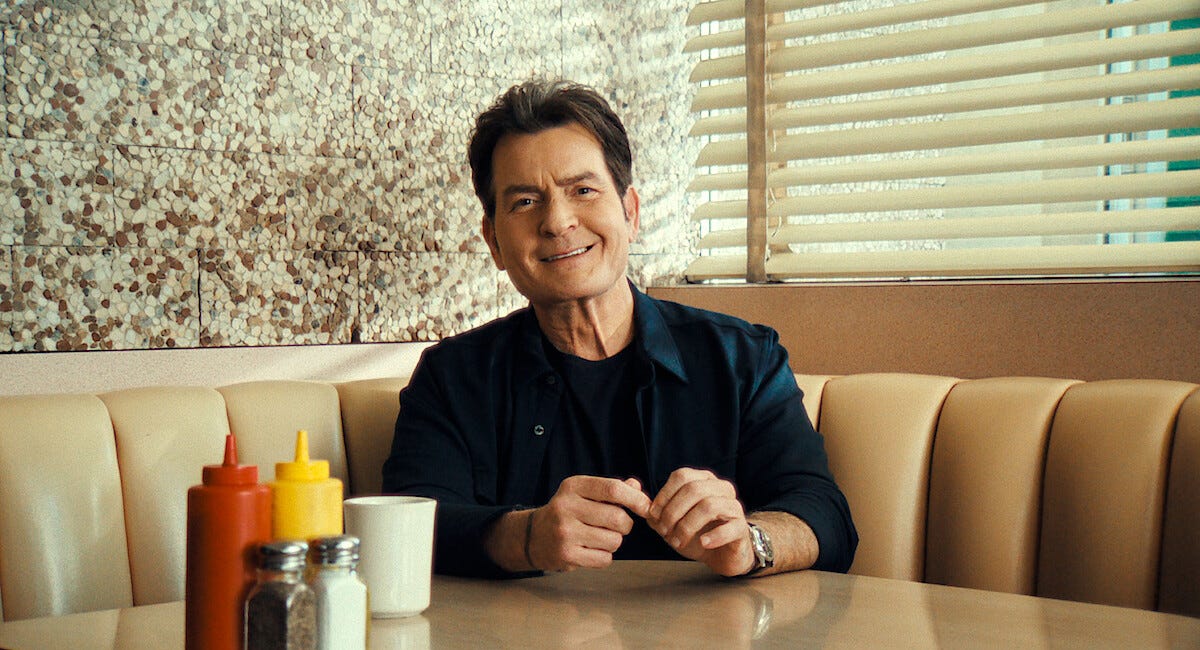 Charlie Sheen says he was raised in a nudist household