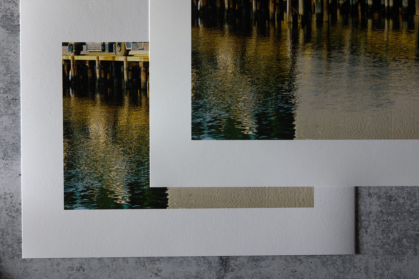 Canson 88 bottom, Canson Matt Baryta Top