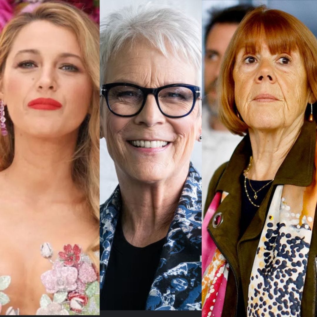 blake lively, jamie lee curtiss, gisele pelicot