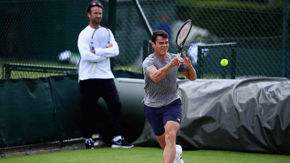 Milos Raonic moving on from coach Carlos Moya 2016 images Milos Raonic moving on from coach Carlos Moya 2016 images