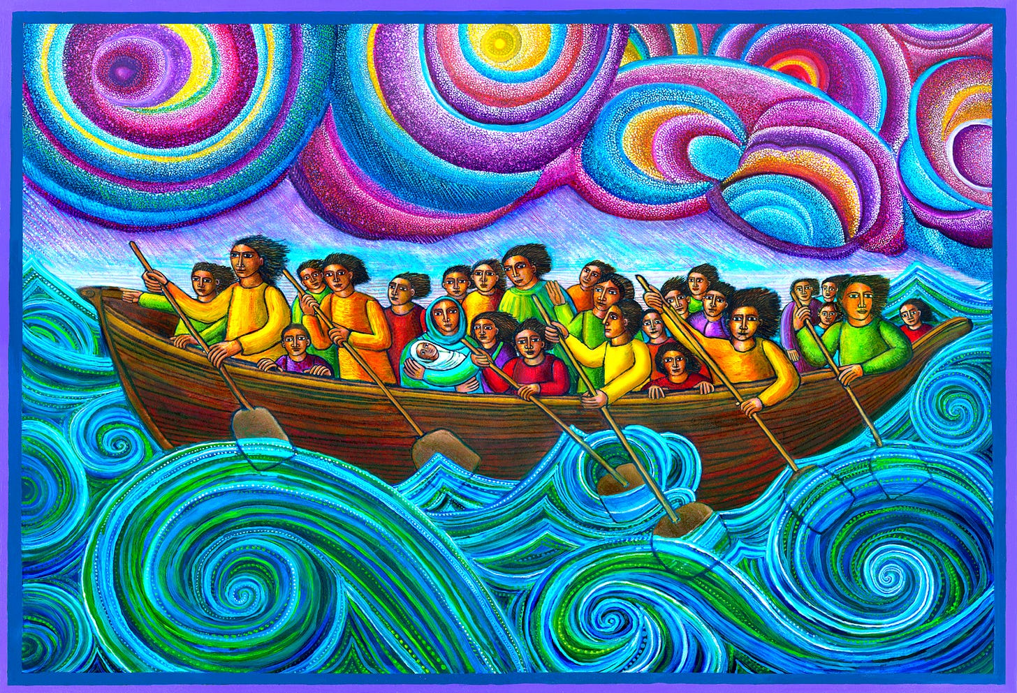 Artist John Sawnson's Storm Wave, courtesy of JohnSwanson.com