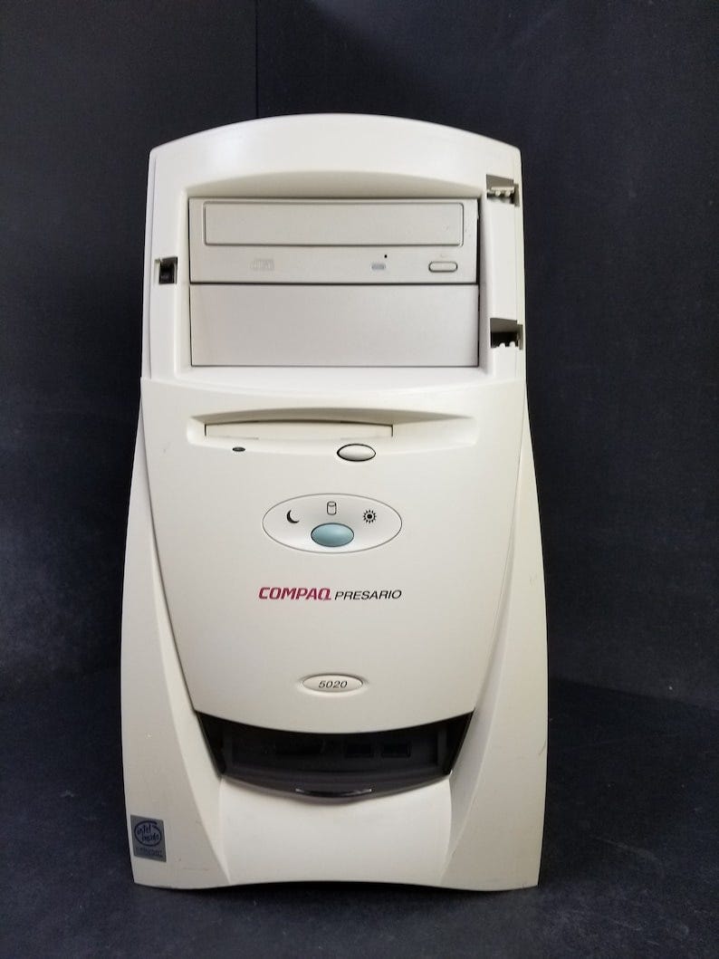 Vintage Compaq Presario 5020 320830-003 Desktop Computer Rare image 1