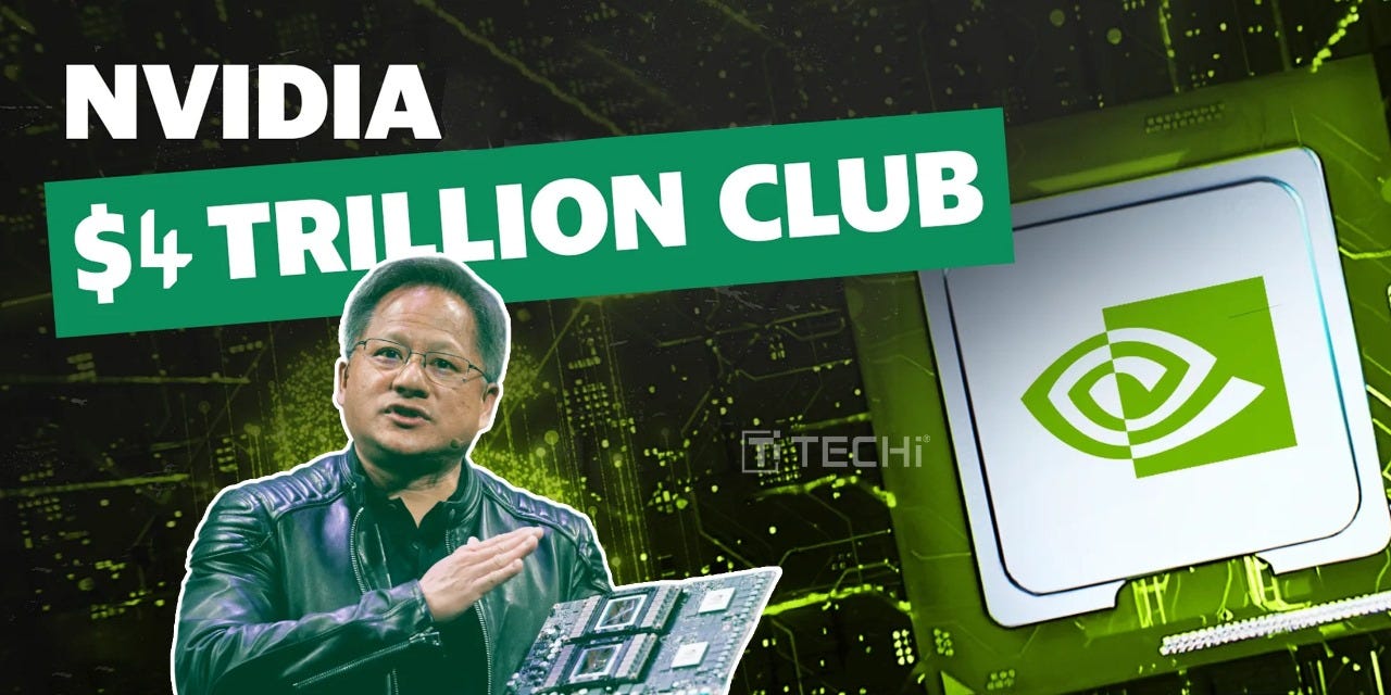 Nvidia Market Cap Nears $4 Trillion on AI Demand Surge