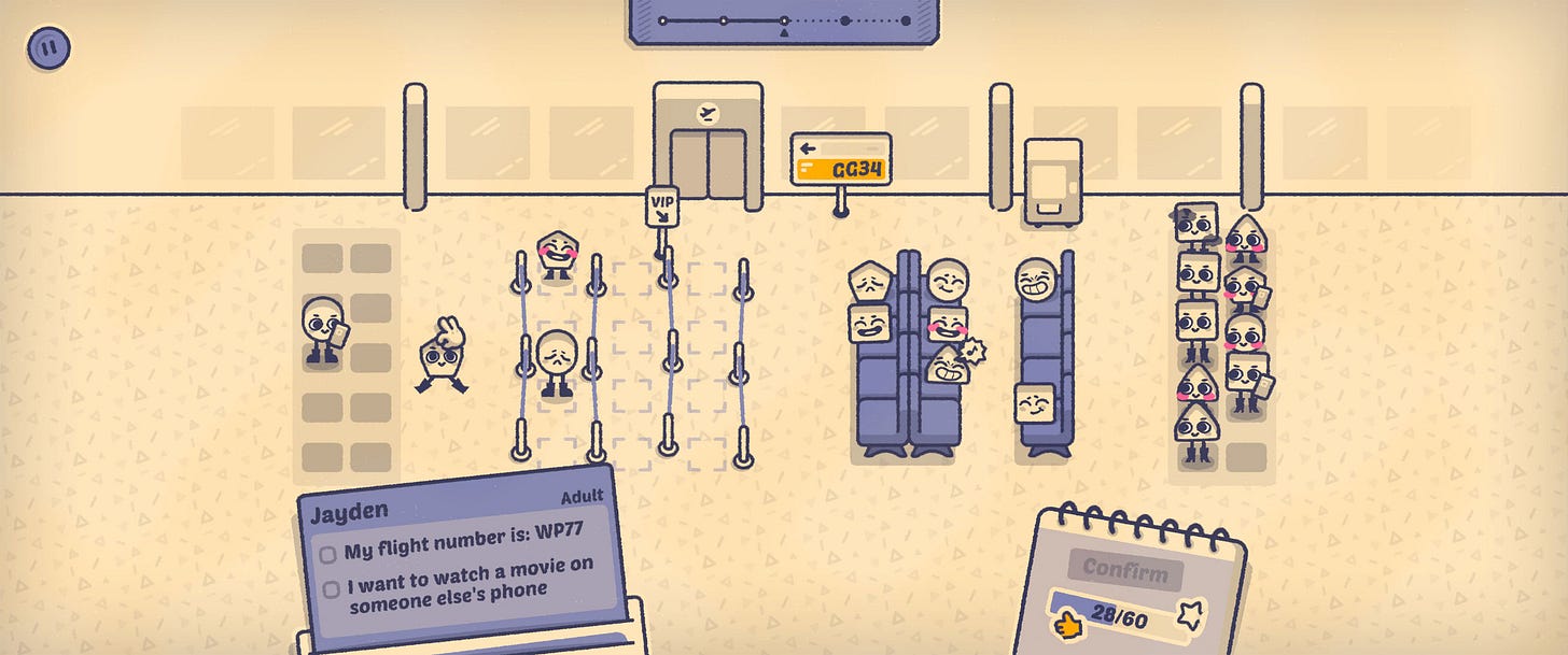 Ένα από τα επίπεδα στο Is This Seat Taken?