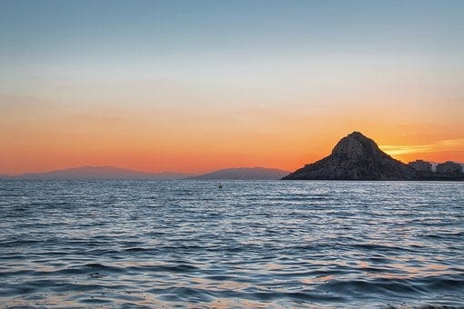 Landscape, Sea, Darling, Sunset, Clouds