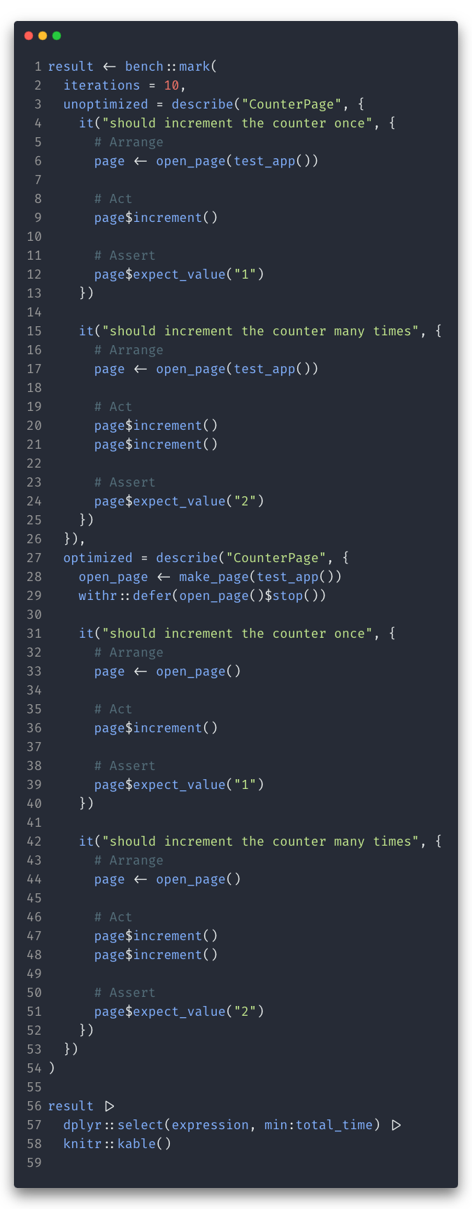 Code block 8 Code block 8