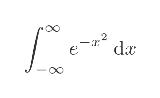Gaussian integral