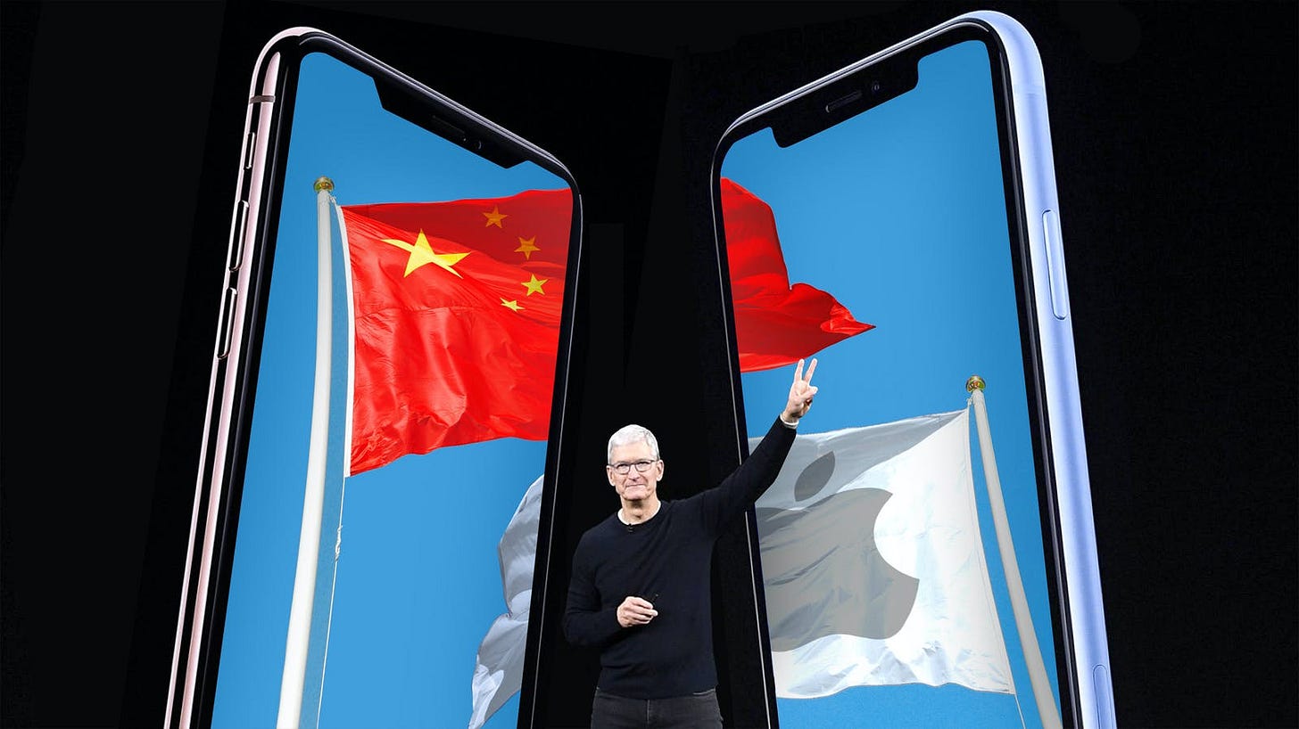 Apple CEO Tim Cook. Photo collage by Haejin Park. Photos by Bloomberg