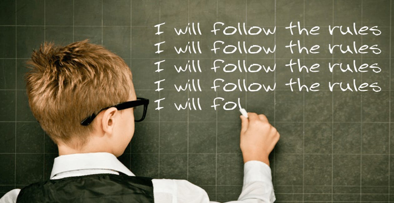 Follow The Damn Rules