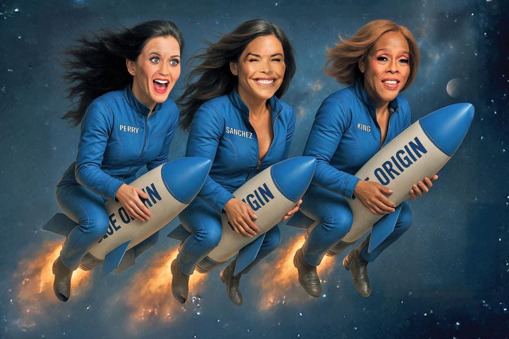 Lauren Sanchez's all-female team will make history on space flight Lauren Sanchez's all-female team will make history on space flight