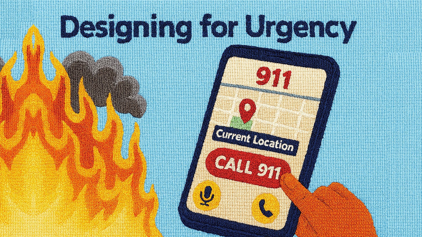 Designing for Urgency: What 911 Emergency Apps Reveal About Fast UX