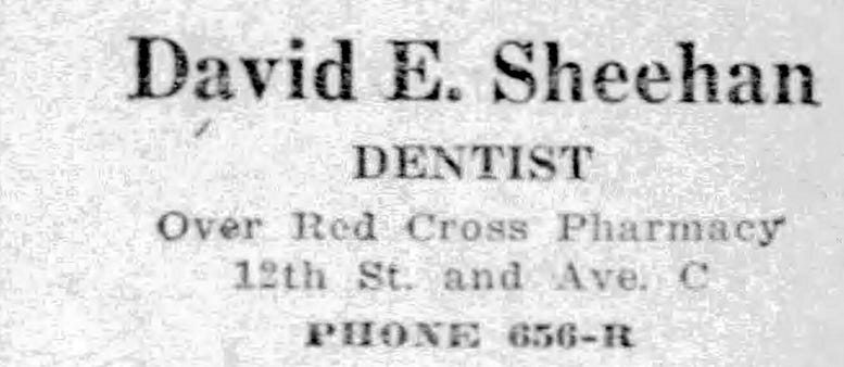 Ad in the Miami Herald on January 15, 1919, prior to the change in the downtown address scheme. The Red Cross Pharmacy was on the corner of today’s Flagler Street and East First Avenue.