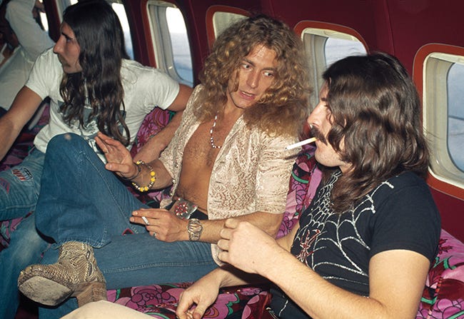 Led Zeppelin, Rolling Stones, Alice Cooper and More on '70s Rock-Star Party Plane the Starship Led Zeppelin, Rolling Stones, Alice Cooper and More on '70s Rock-Star Party Plane the Starship