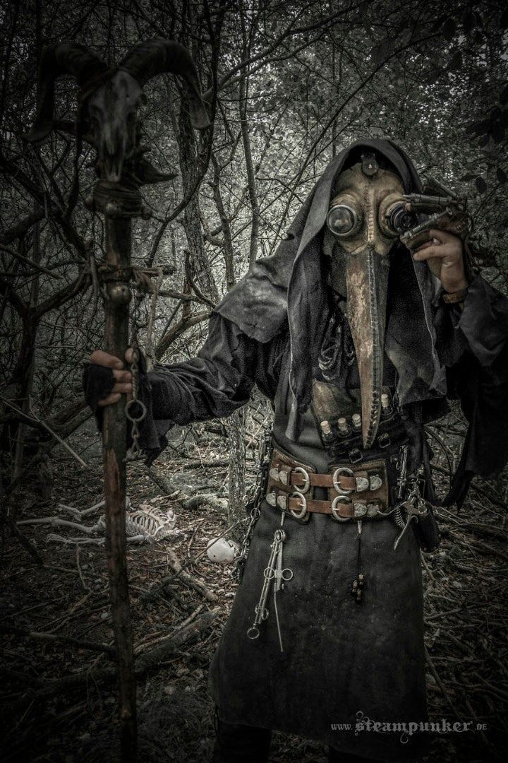 Steampunk Plague Doctor Costume Steampunk Plague Doctor Costume