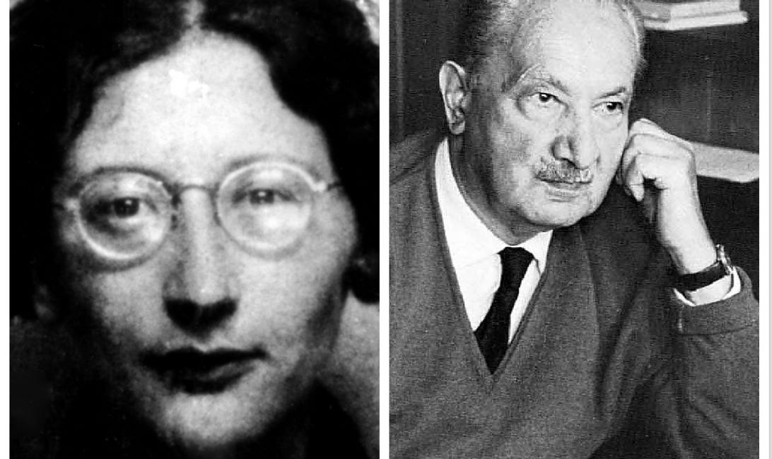 Martin Heidegger's Aletheia and Simone Weil's Attention