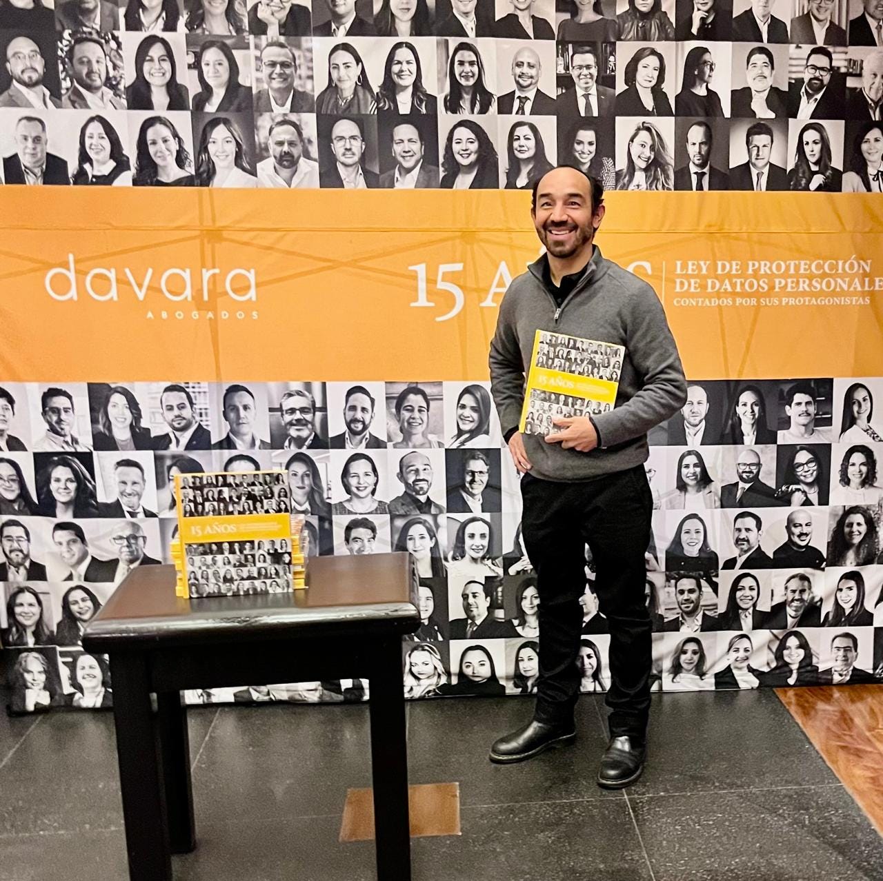 José Soto Galindo, en la presentación del libro 15 años de la ley de protección de datos personales contados por sus protagonistas, de Davara Abogados.