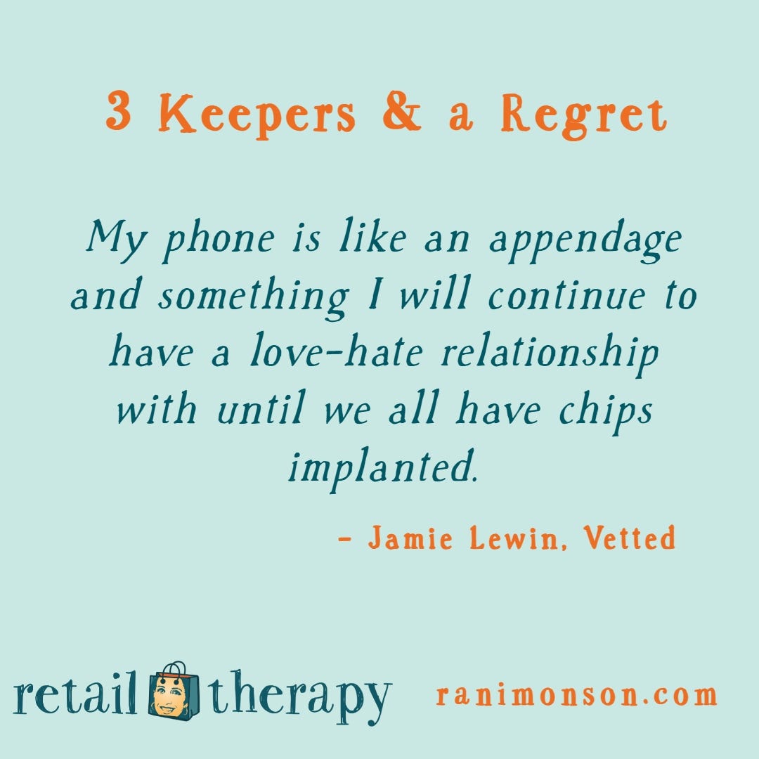Jamie Lewin 3 Keepers & a Regret