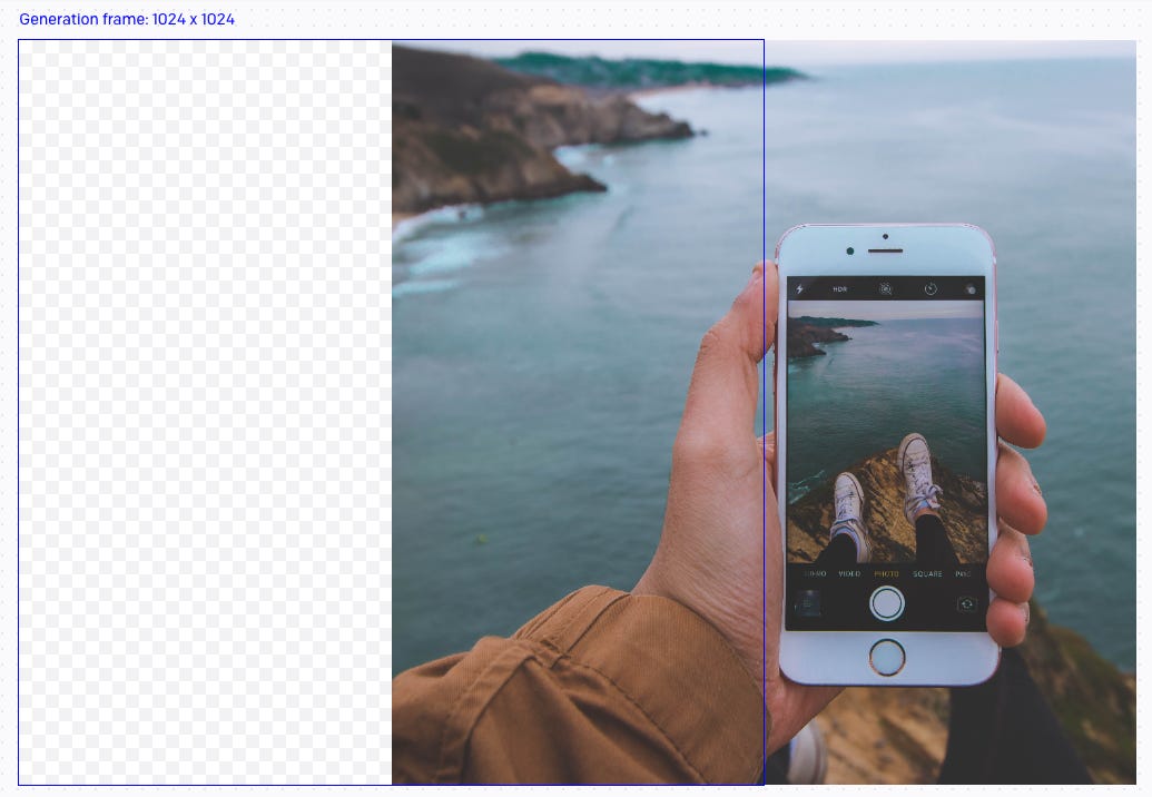 The photo from the website header above, in the DALL·E editor