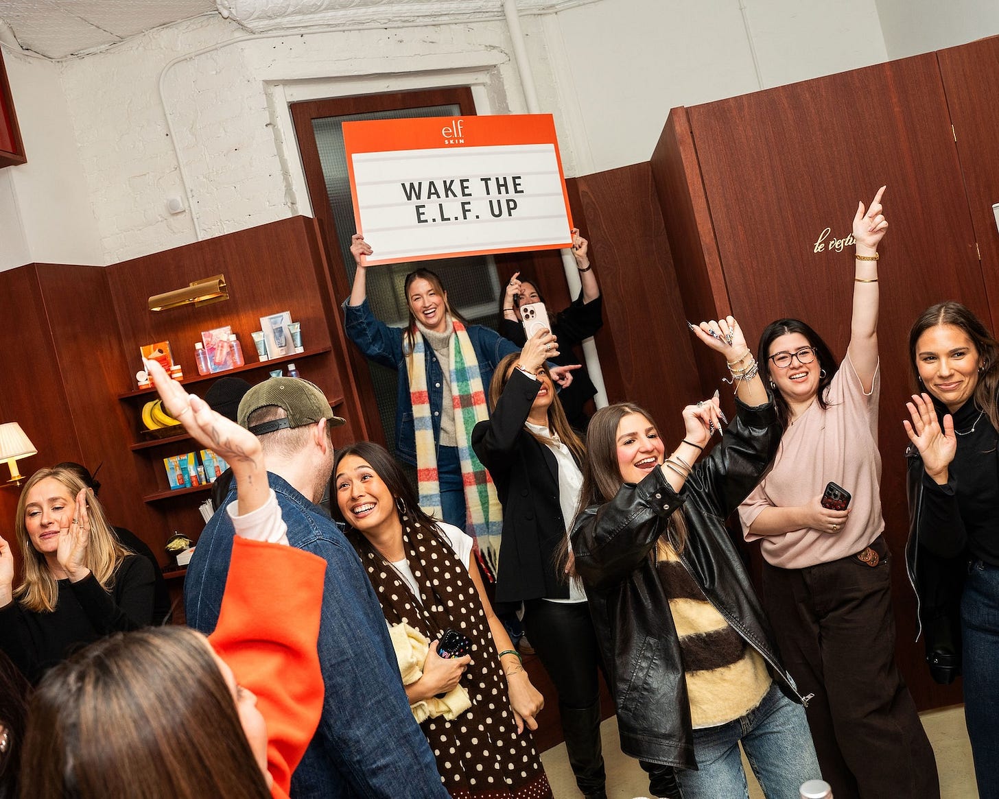 A recent Wake the e.l.f. Up event bringing together e.l.f.ies and e.l.f.z.