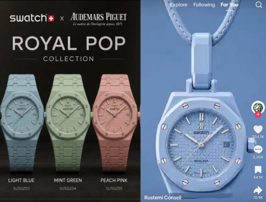 Swatch, Audemars Piguet and The Dream Equation