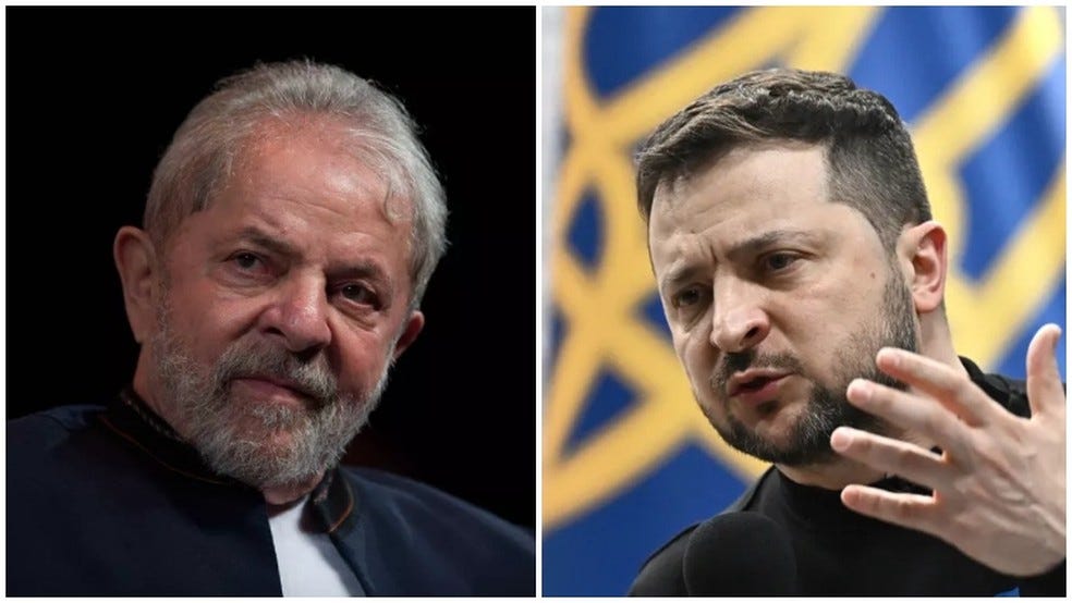 Acho que ele é que ficou desapontado', diz Zelensky sobre Lula após  tentativa de reunião entre os dois fracassar | Mundo | G1