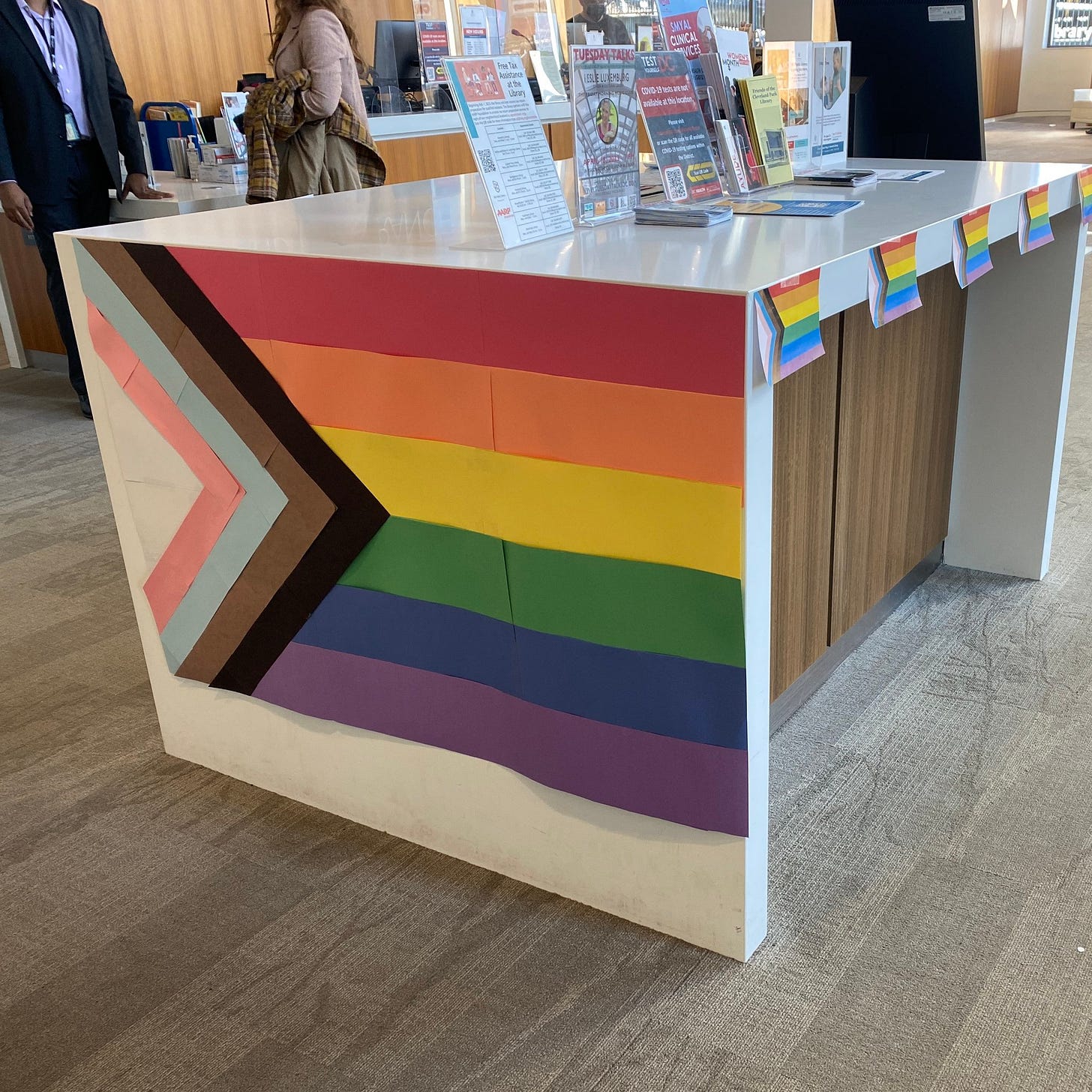 Daniel Quasar’s Progress Pride Flag Impact Facts: Original Multi-Coloured Rainbow Flag was designed by artist Gilbert Baker in 1978 in San Francisco Transgender Pride Flag (white, pink, and light blue stripes) designed by transgender activist and veteran Monica Helms in 1999 Artist Daniel Quasar combined both renderings to reimagine and re-design the Progress Pride Flag in 2018 The flags black and brown stripes represent marginalized LBGT communities of colour, community members lost to HIV/AIDS, and those currently living with AIDS Quasar reshaped the new flag colors into a chevron to represent a need for forward movement Quasar wanted to, “shift focus and emphasis to what is important in our current community climate.” Specifically, to draw attention to the need to center and support black and brown queer and trans people, as well as those living with AIDS Daniel Quasar’s Progress Pride Flag Impact Facts: Original Multi-Coloured Rainbow Flag was designed by artist Gilbert Baker in 1978 in San Francisco Transgender Pride Flag (white, pink, and light blue stripes) designed by transgender activist and veteran Monica Helms in 1999 Artist Daniel Quasar combined both renderings to reimagine and re-design the Progress Pride Flag in 2018 The flags black and brown stripes represent marginalized LBGT communities of colour, community members lost to HIV/AIDS, and those currently living with AIDS Quasar reshaped the new flag colors into a chevron to represent a need for forward movement Quasar wanted to, “shift focus and emphasis to what is important in our current community climate.” Specifically, to draw attention to the need to center and support black and brown queer and trans people, as well as those living with AIDS