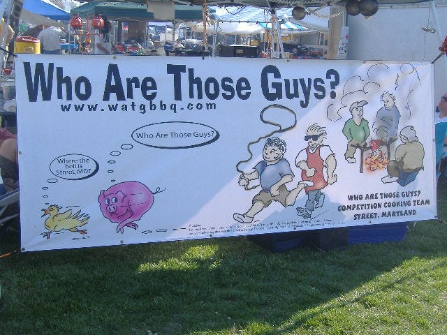 I don't know who those guys are either, but I loved the sign. I don't know who those guys are either, but I loved the sign.