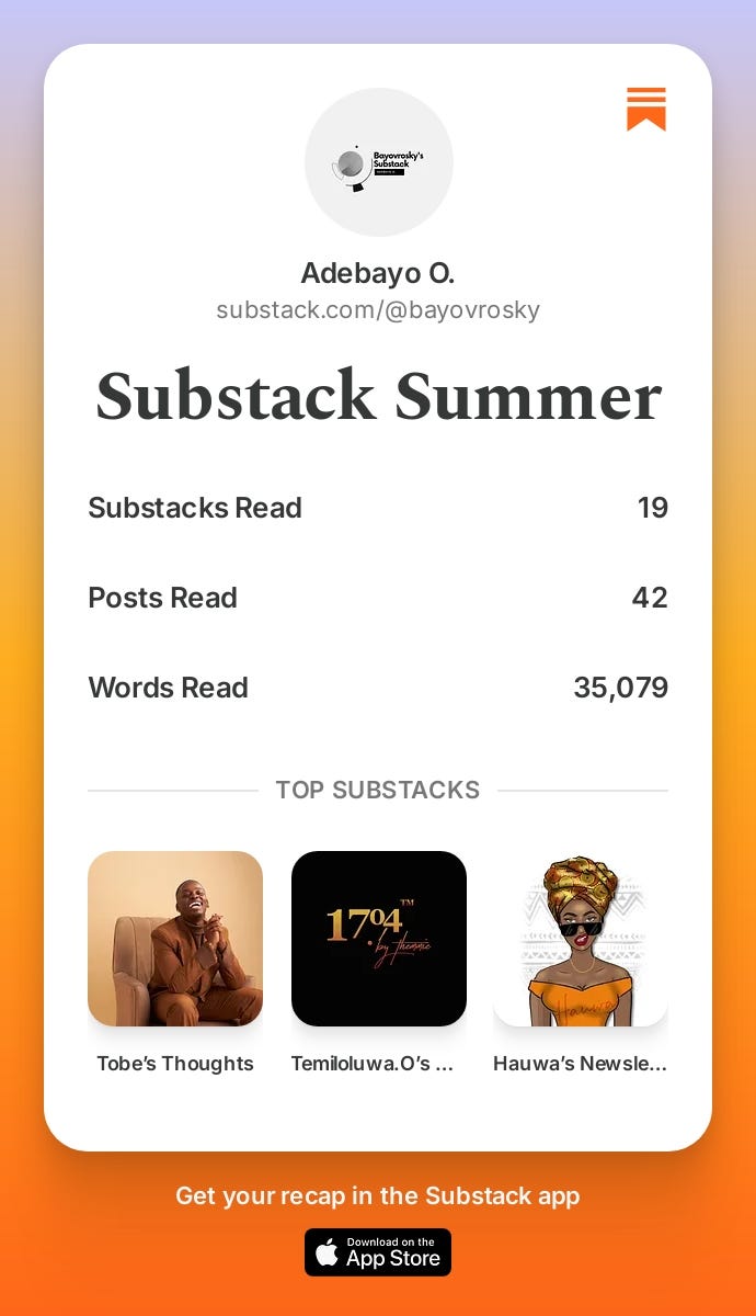 Substack Summer