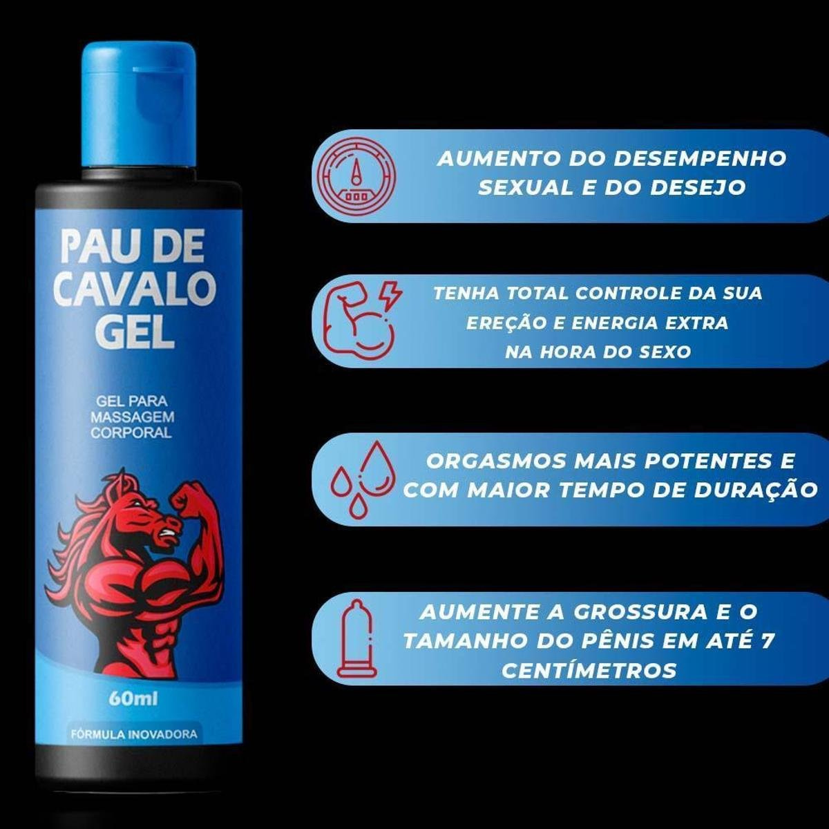 Pau De Cavalo Gel - Estimulante Natural | Netshoes