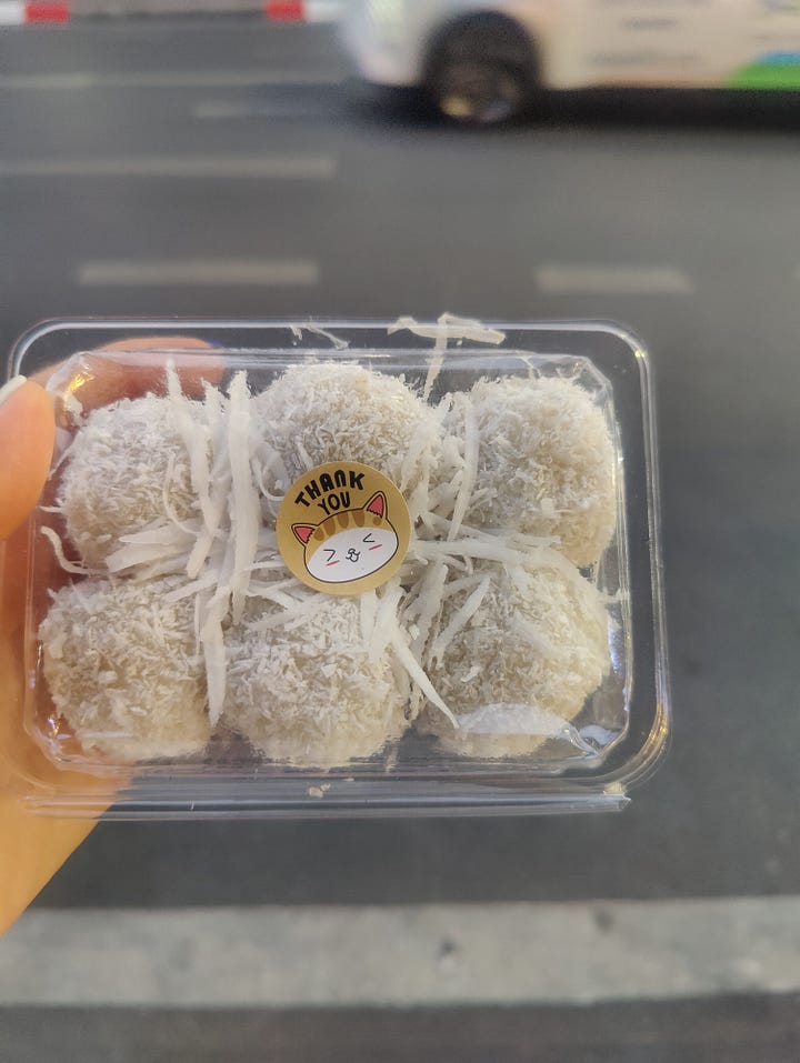 assorted Thai desserts