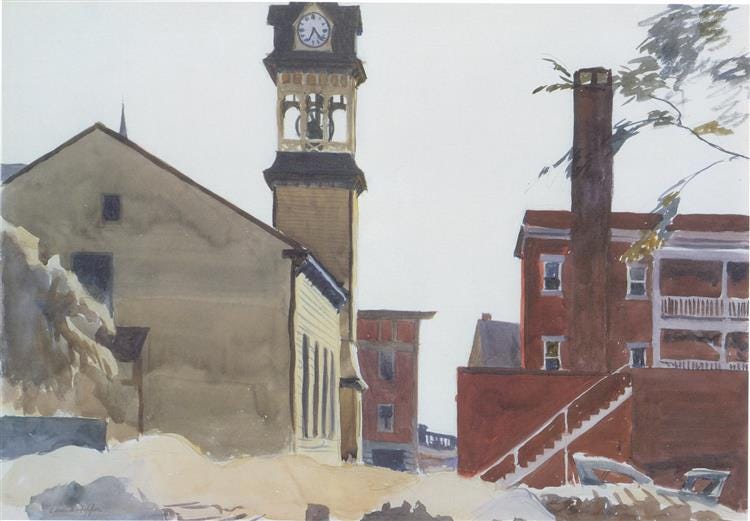 Bell Tower, 1923 - Edward Hopper