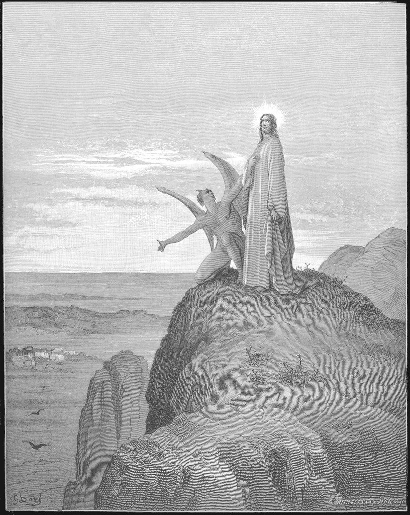 Gustave Doré: The Temptation by the Devil