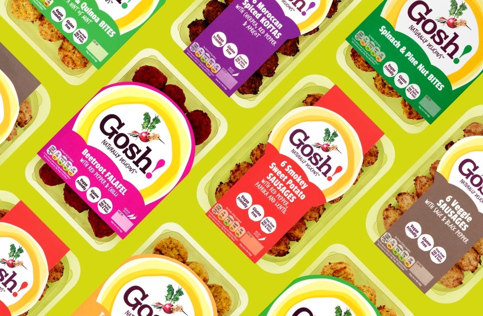 Gosh! Vegan & Free From Foods - Bites, Falafels, Burgers & Sausages
